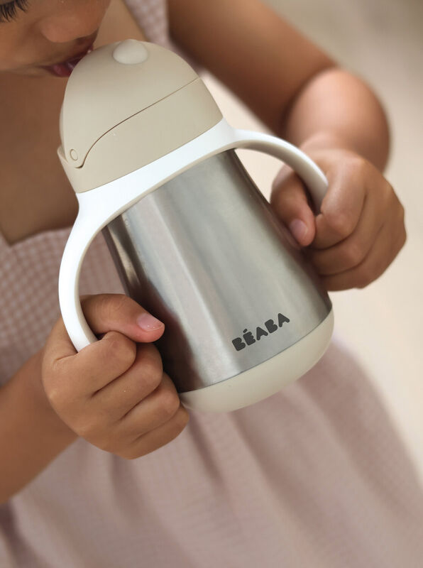 Beaba | Drinkbeker met Rietje RVS Clay 250ml