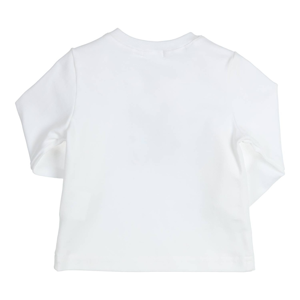 Gymp | T-shirt Boys Aerobic Longsleeve White/Blue