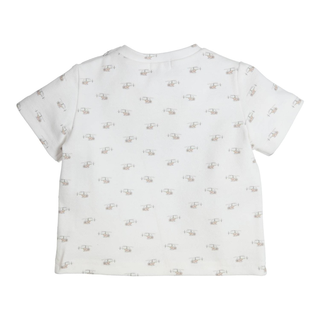 Gymp | T-shirt Boys Gebbo White/Green