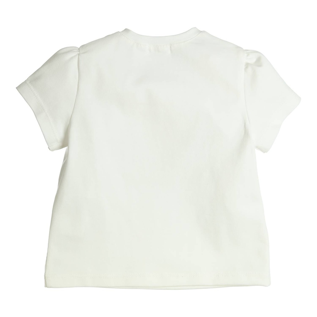 Gymp | T-shirt Girls Aerobic Off White/Green