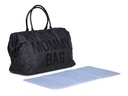 VERZORGINGSTAS, Mommy Bag Puffered, black, gematelasseerd/print Mommy Bag, nylon, +luiermat, +schouderriem, 2021