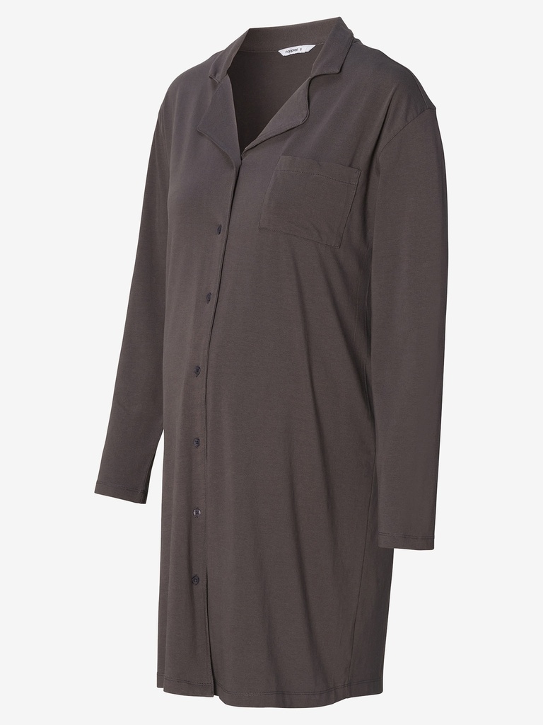 Noppies Maternity | Jurk Maiko Nursing Jersey Pyjama Dress Forged Iron