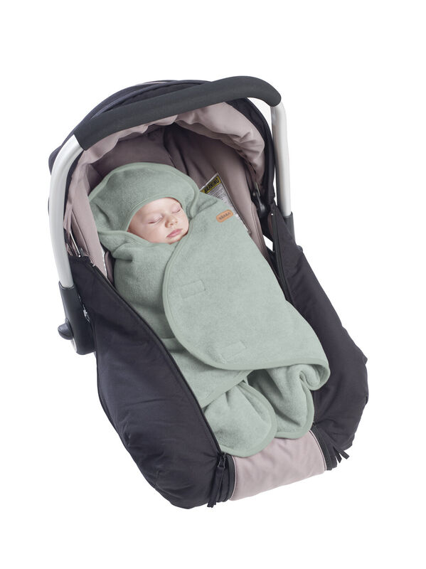 Beaba | Wikkeldeken Babynomade Dubble Fleece Sage Green