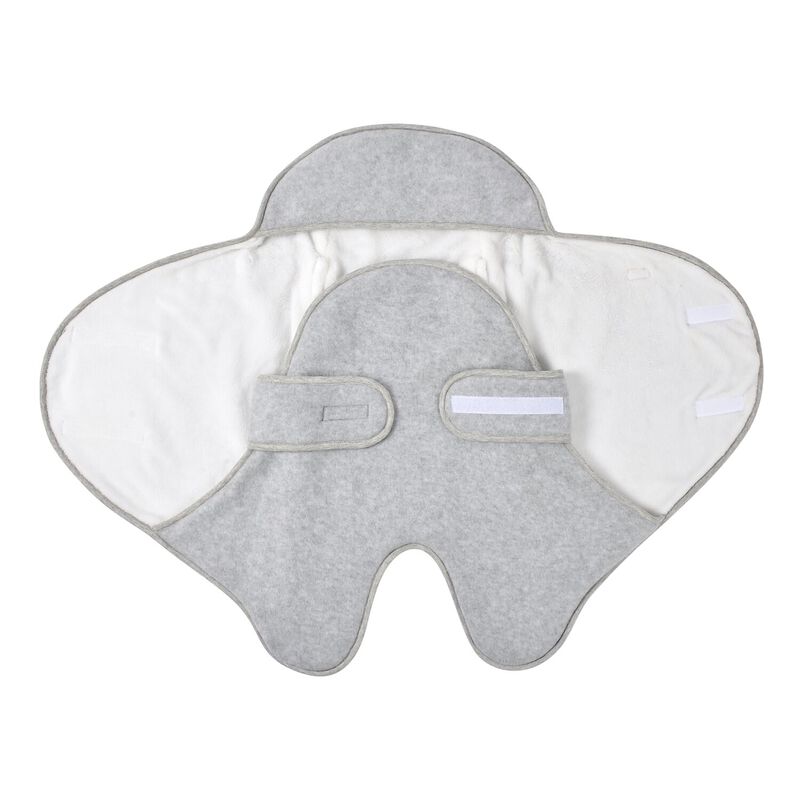 Beaba | Wikkeldeken Babynomade Dubble Fleece Heather Grey 0-6M