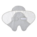 Beaba | Wikkeldeken Babynomade Dubble Fleece Heather Grey 0-6M
