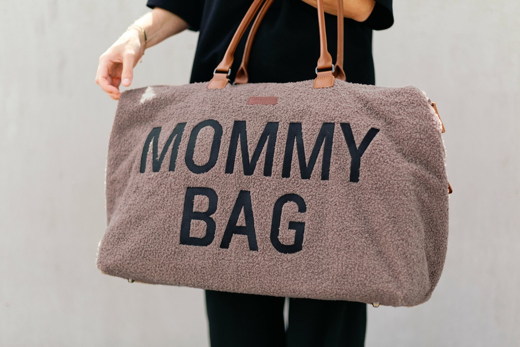 Childhome | Verzorgingstas Mommy Bag Teddy Zacht Bruin