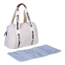 Childhome | Verzorgingstas Mommy Club Signature Teddy Ecru