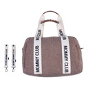 Childhome | Verzorgingstas Mommy Club Signature Teddy Zacht Bruin