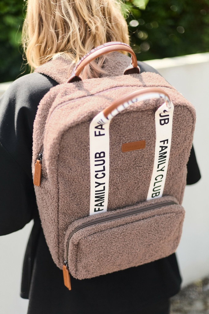 Childhome | Verzorgingstas Backpack Signature Teddy Zacht Bruin