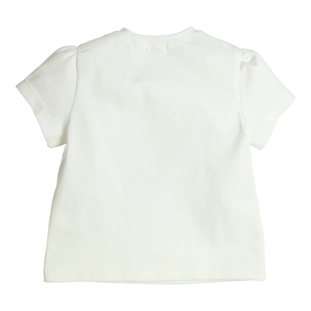 Gymp | T-shirt Girls Aerobic Off White/Orange