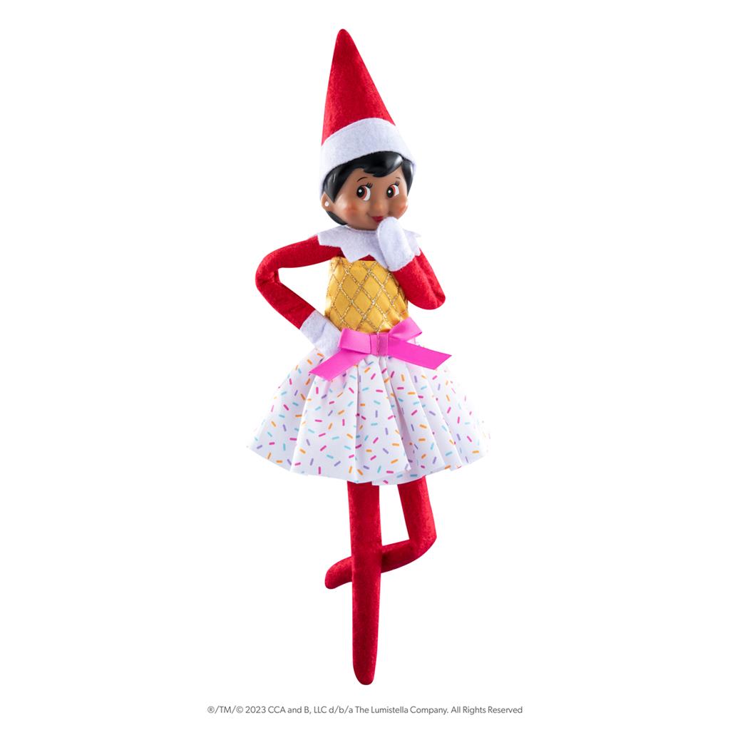 The Elf on the Shelf | Jurk vr Elf Ijsjes Feestjurk Claus Couture