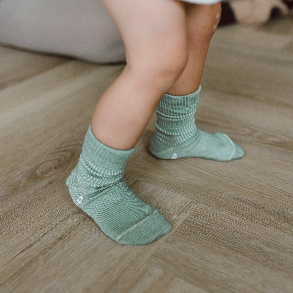 Kipkep | Kousen Stay On Antislip Pale Green