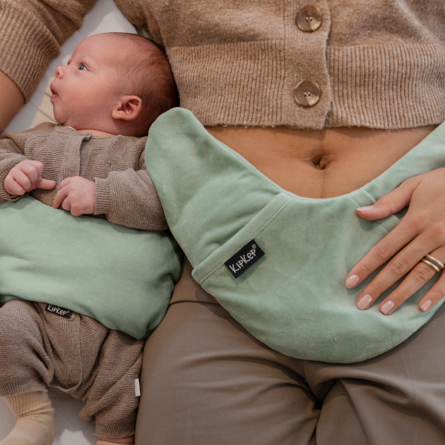 Kipkep | Warmtekussen Set Woller+Lexie Pale Green  