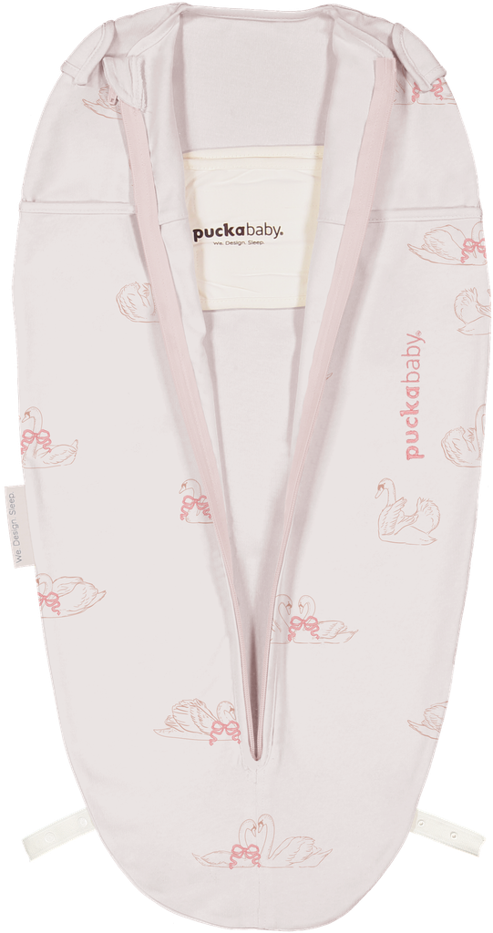 Puckababy | Inbakeren Mini Swans Cotton 3-6M