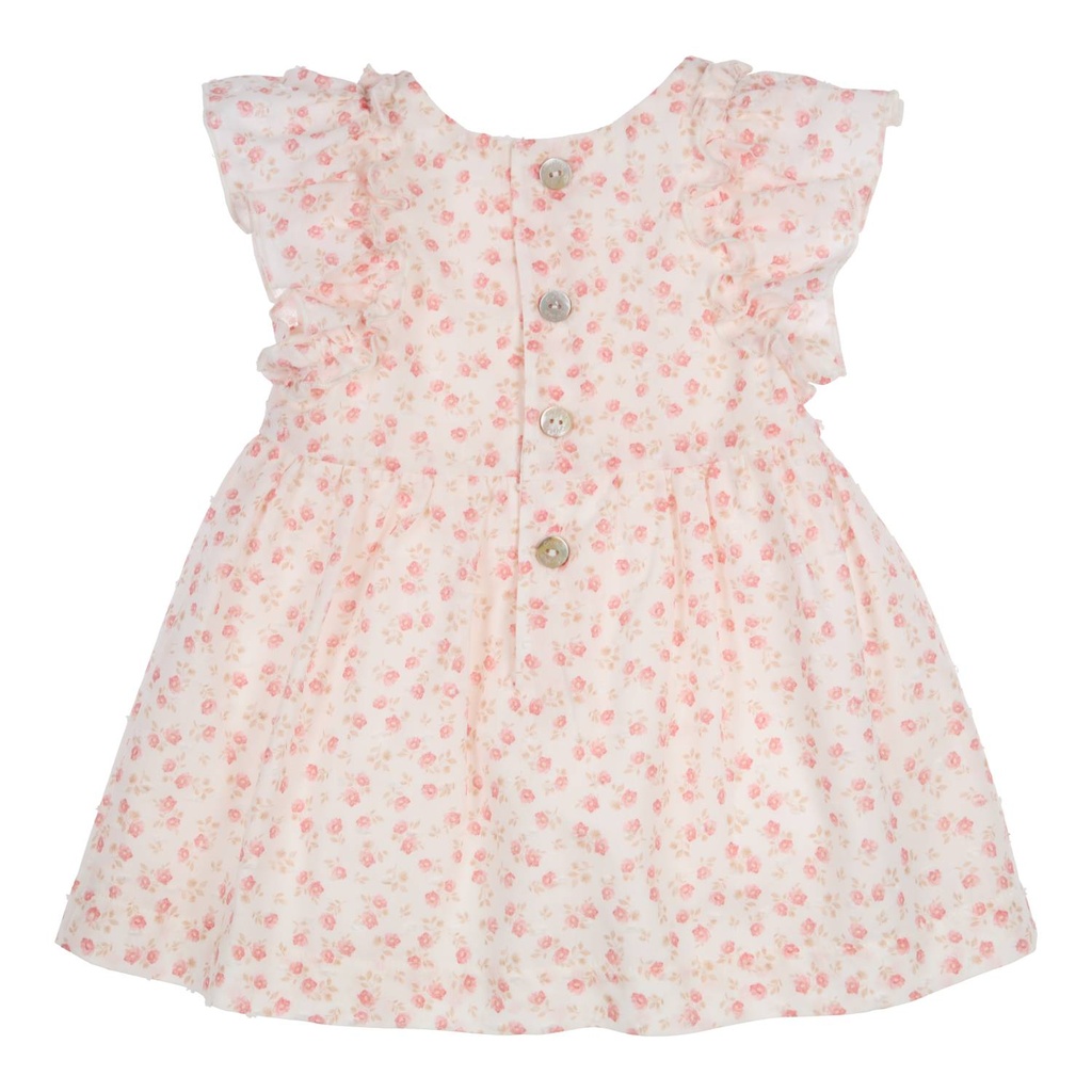 Gymp | Jurk Girls Rosa Off White/Rose