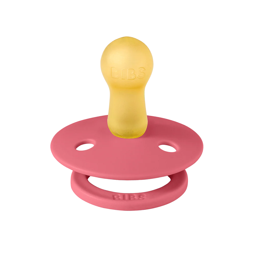 Bibs | Fopspeen T1 Studio Colour Block Baby Pink Coral Mix 2-pack