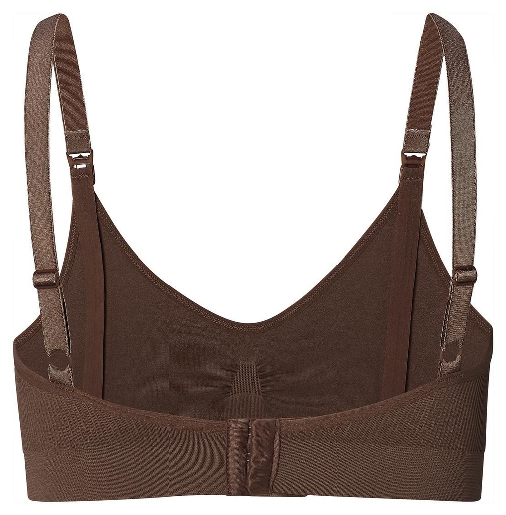 Noppies Maternity | Borstvoedingsbeha Hura Coffee Bean Naadloos