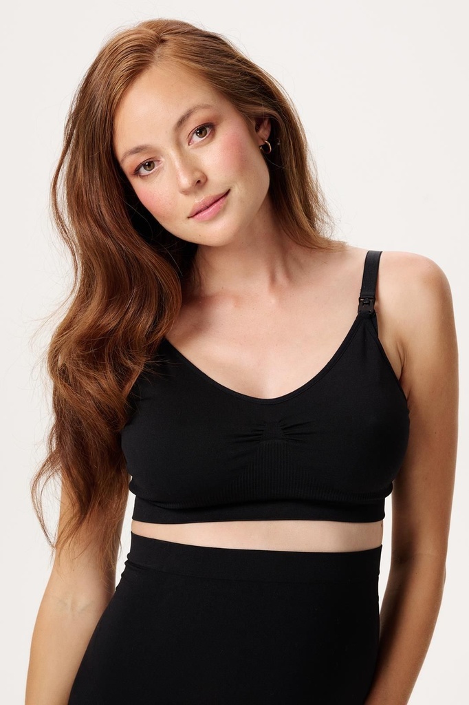 Noppies Maternity | Borstvoedingsbeha Hura Black Naadloos