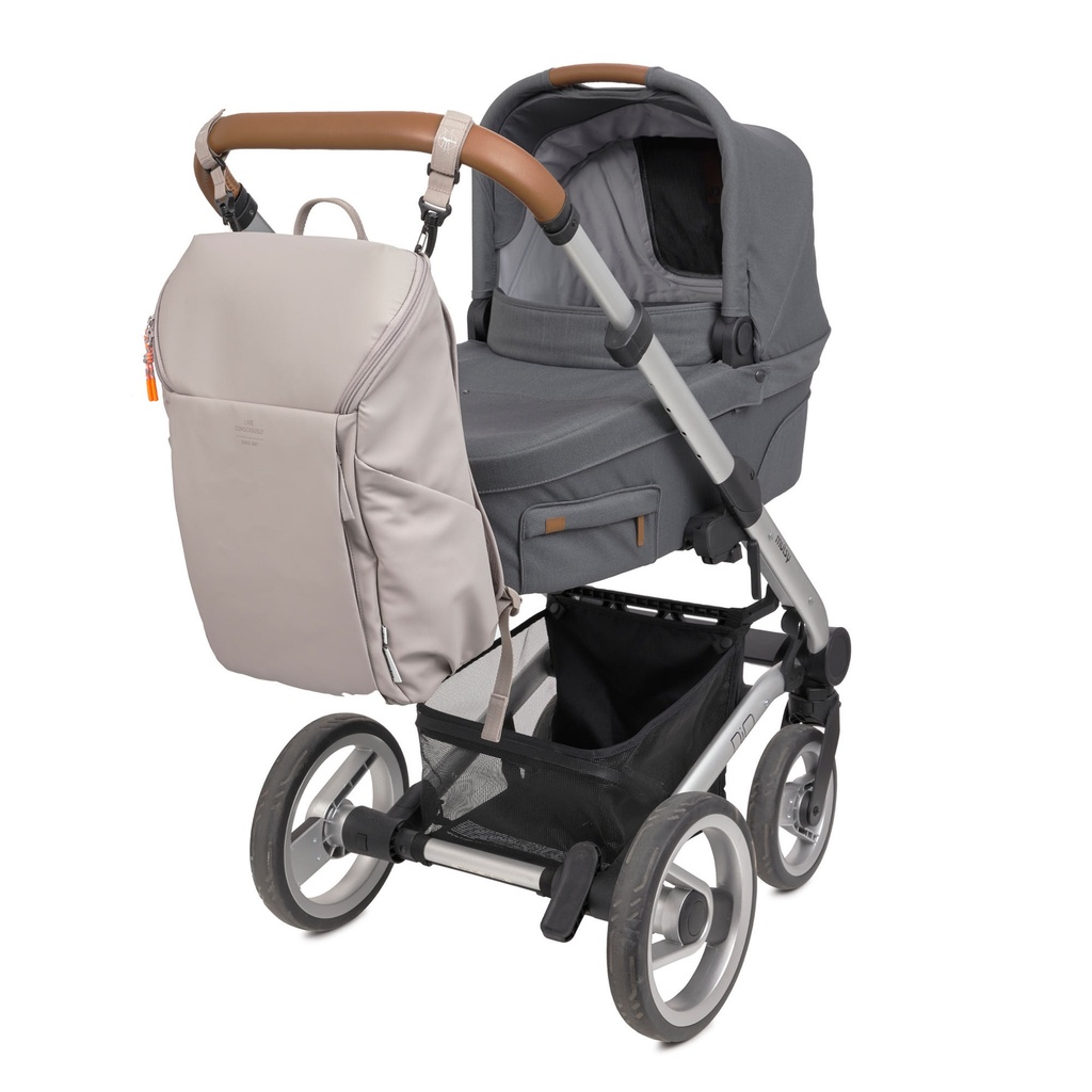 Laessig | Verzorgingstas Slender Up Backpack Taupe