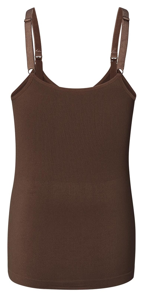 Noppies Maternity | Borstvoedingstop Evi Coffee Bean Naadloos 