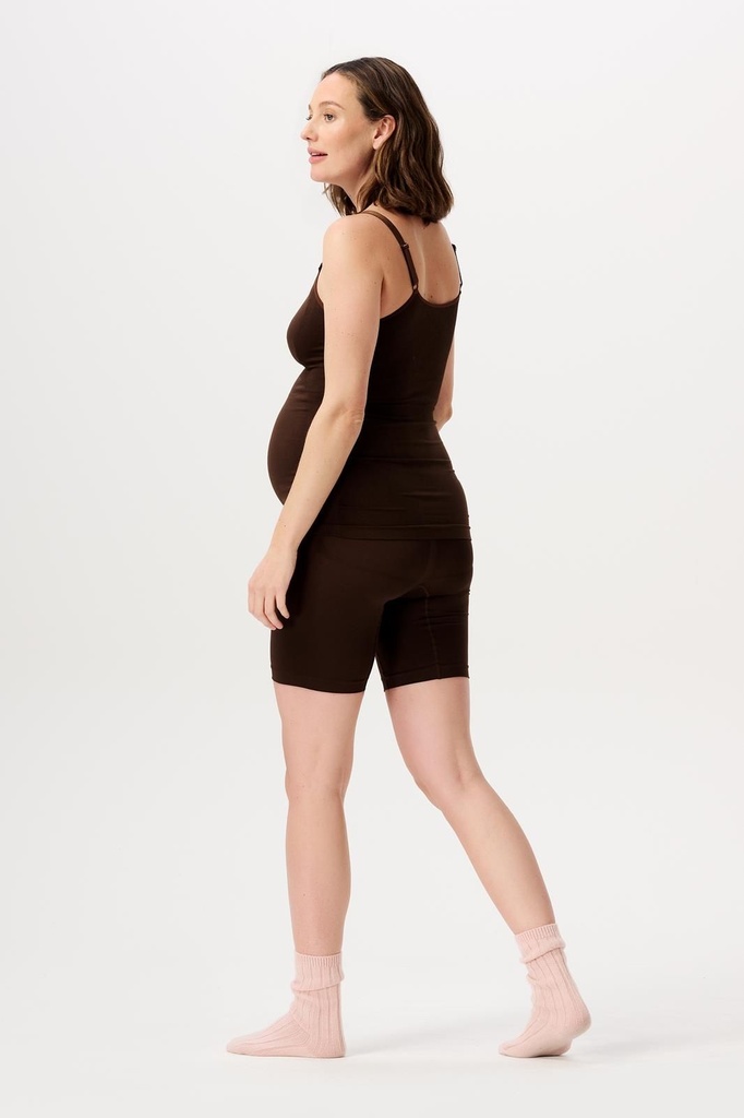 Noppies Maternity | Borstvoedingstop Evi Coffee Bean Naadloos 