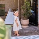 Dirkje | Jurk Girls Little Bee + Haarband Sand