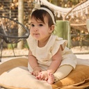 Dirkje | Jurk Girls So Sweet + Haarband Off White