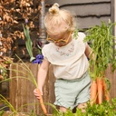 Dirkje | T-shirt Girls Flower Power Off White