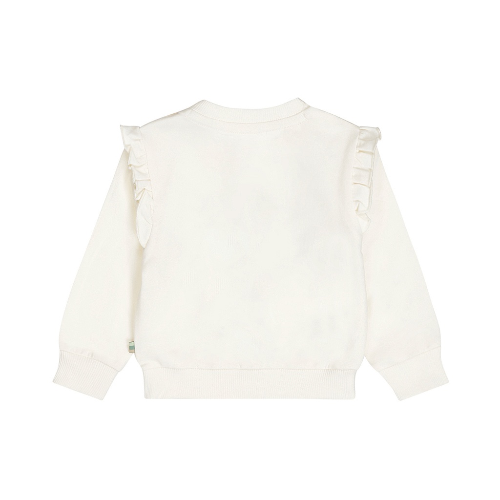 Dirkje | Pull Girls Flower Power Off White