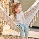 Dirkje | Pull Girls Flower Power Off White