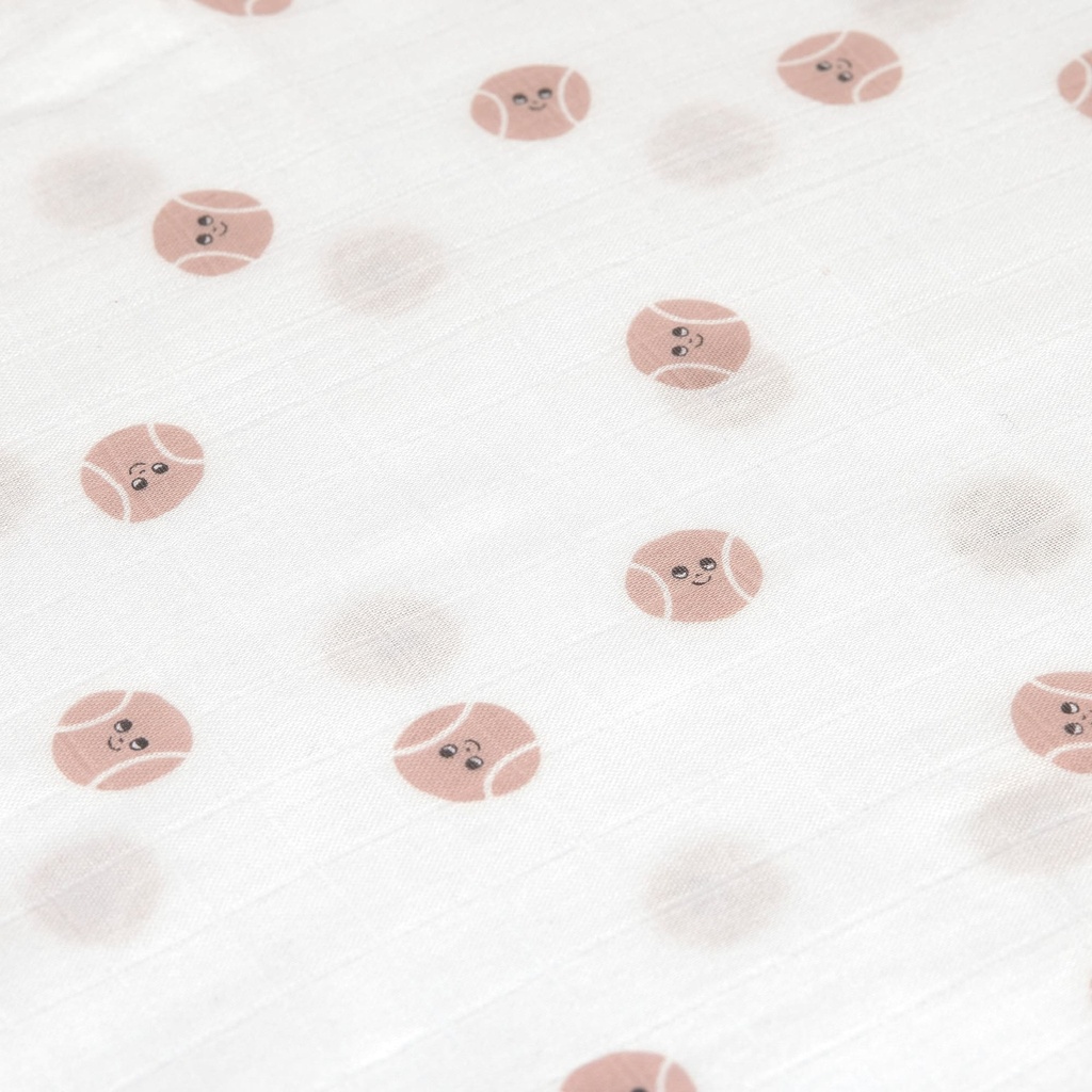 Laessig | Tetra Doek Swaddle Burp Tiny Team Pastel Lilac 80x80cm 3-pack