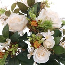 Jasaco |  ROSE MIXED BUSH 53CM CREAM