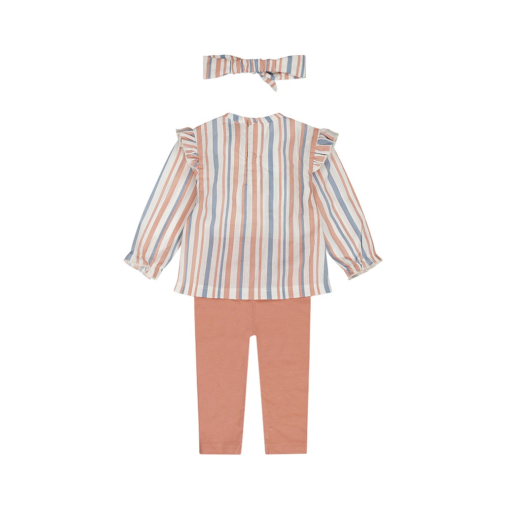 Dirkje | Outfit Girls Ladybug Light Pink 3-delig