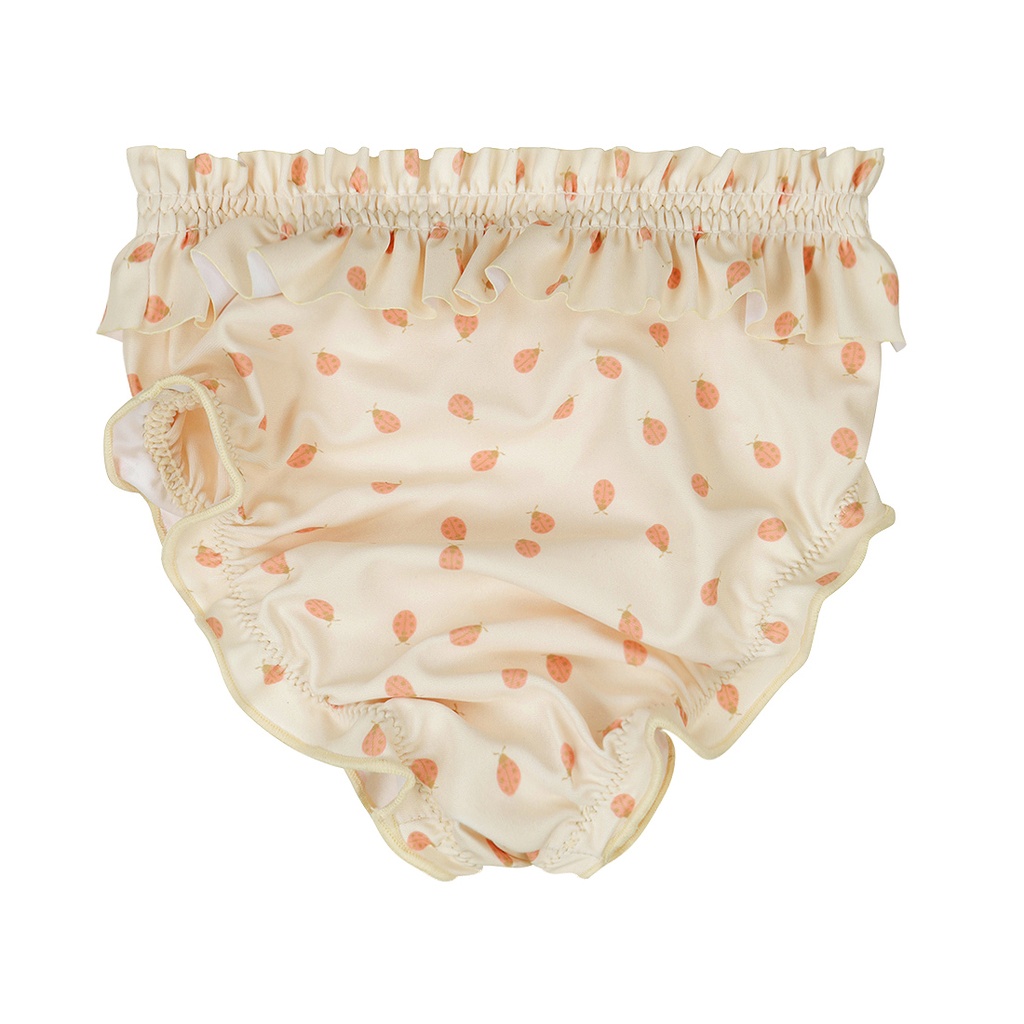 Dirkje | Zwemslip Girls Ladybug Off White