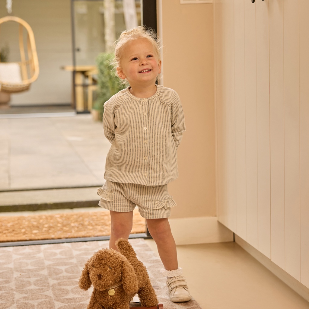 Dirkje | Blouse Girls Ladybug Blue