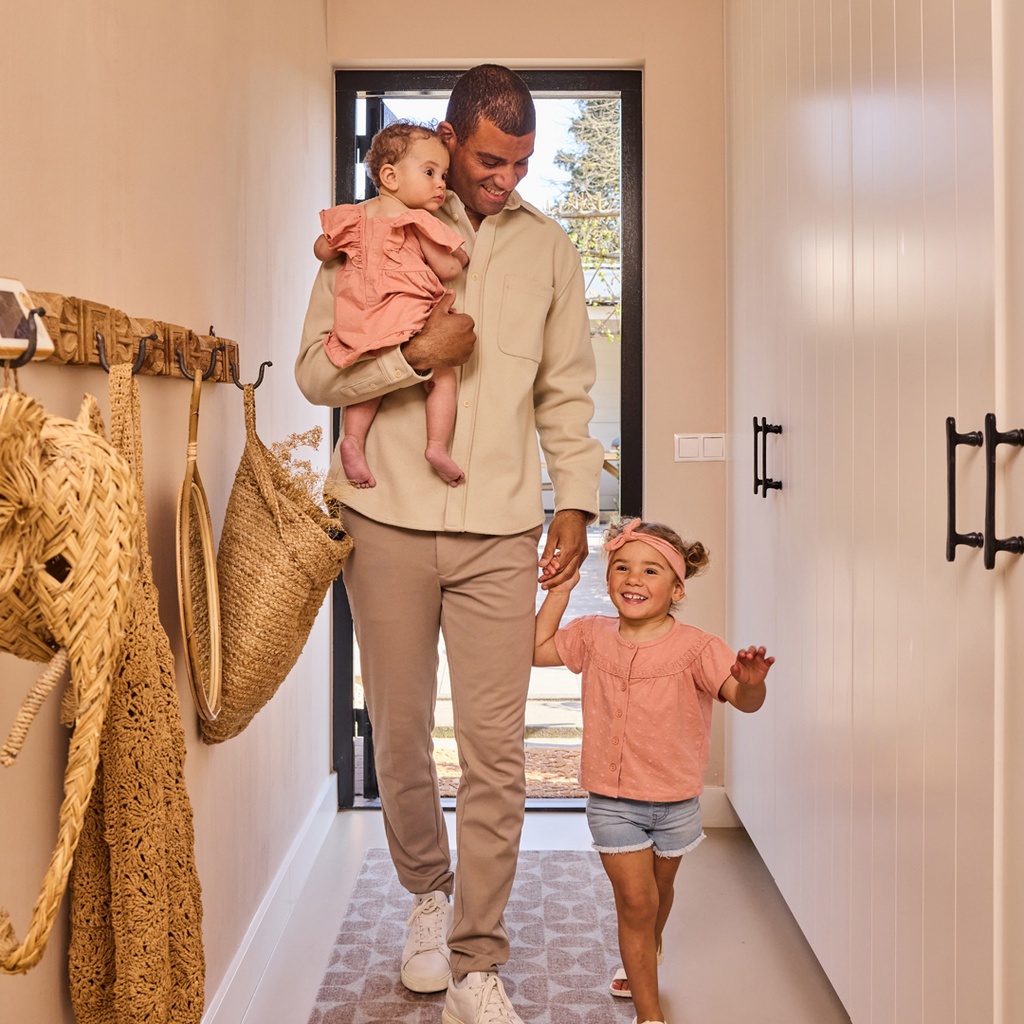 Dirkje | Short Girls Ladybug Jeans Blue