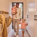 Dirkje | Short Girls Ladybug Jeans Blue