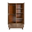 Quax | Kast Kyo 2-deurs Walnut 110x58x189cm