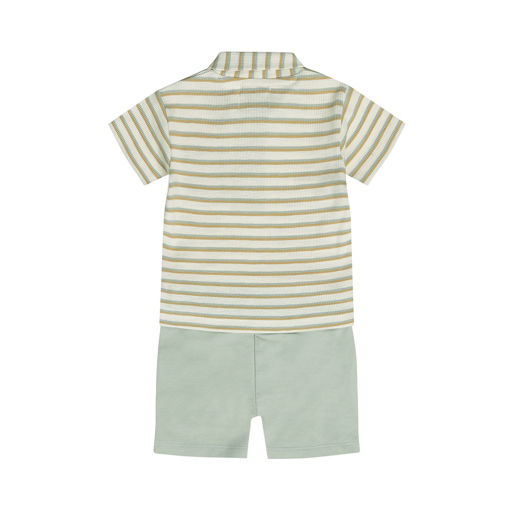 Dirkje | Outfit Boys Santa Monica Green 2-delig