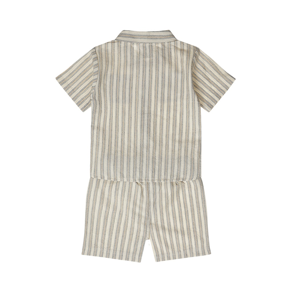 Dirkje | Outfit Boys Paradise Off white 2-delig 