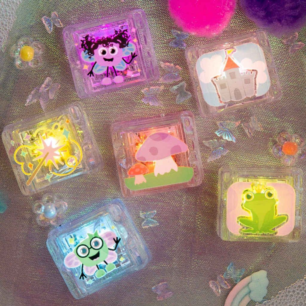Glo Pals | Badspeelgoed Light Up Cubes Fairy 6-pack