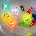 Glo Pals | Badspeelgoed Light Up Cubes Auto 6-pack