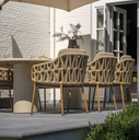 4SO | Tuinstoel Biarritz Dining Chair Amber met 2 Kussens