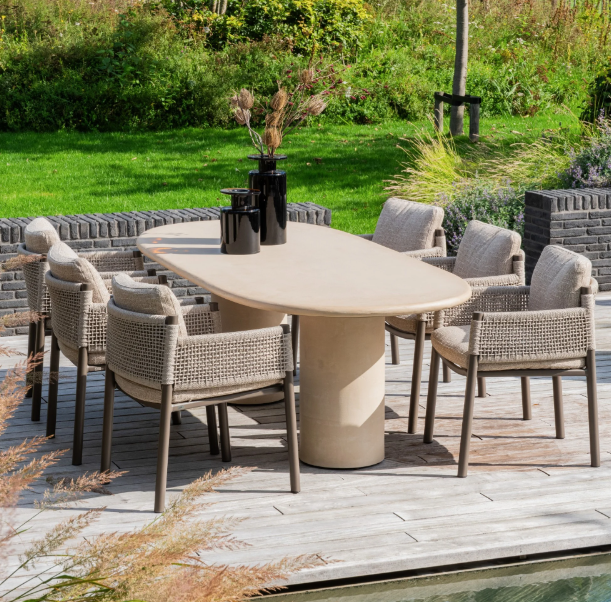 4SO | Tuinstoel Savanne Dining Chair Terre met 2 Kussens