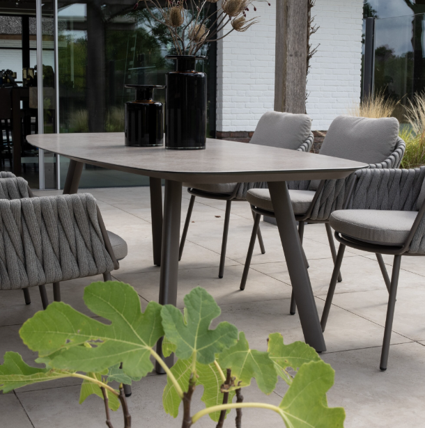 4SO | Tuintafel Manolo Dining Table Ceramic Print Terre 240x103cm 