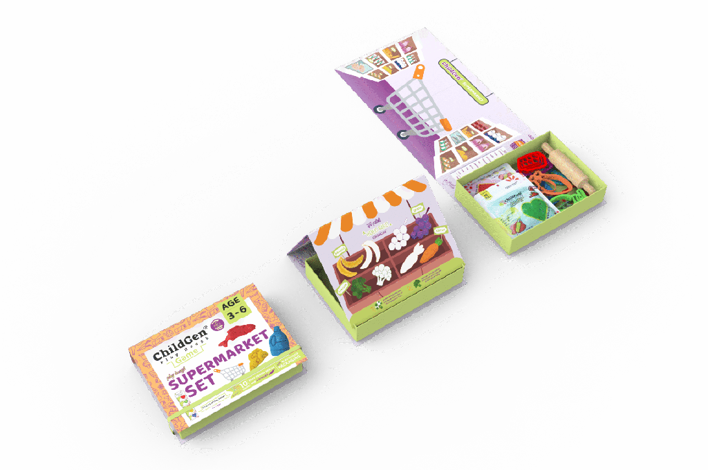 Childgen | Boetseerklei Play Dough Super Market