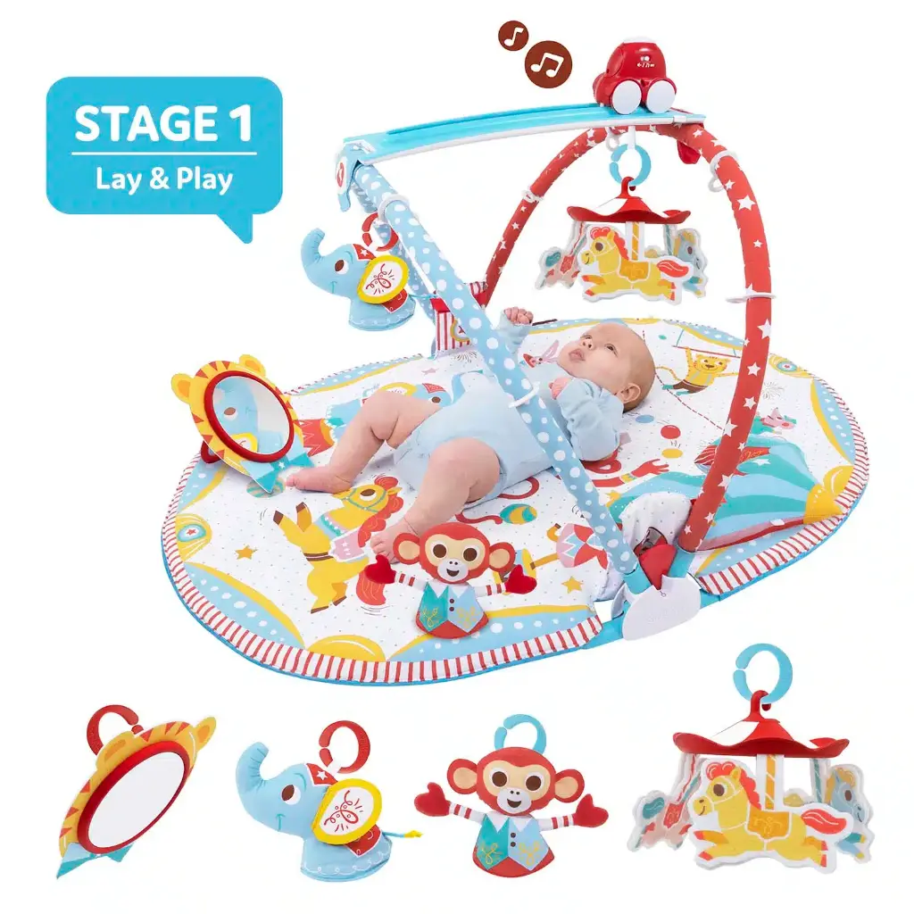 Yookidoo | Speeltapijt Gymotion® Circus Playland 3in1