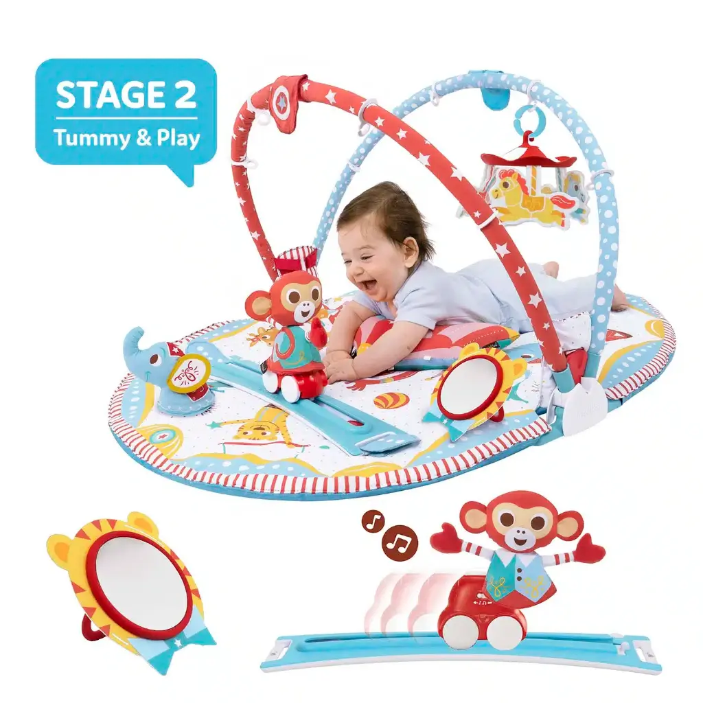 Yookidoo | Speeltapijt Gymotion® Circus Playland 3in1