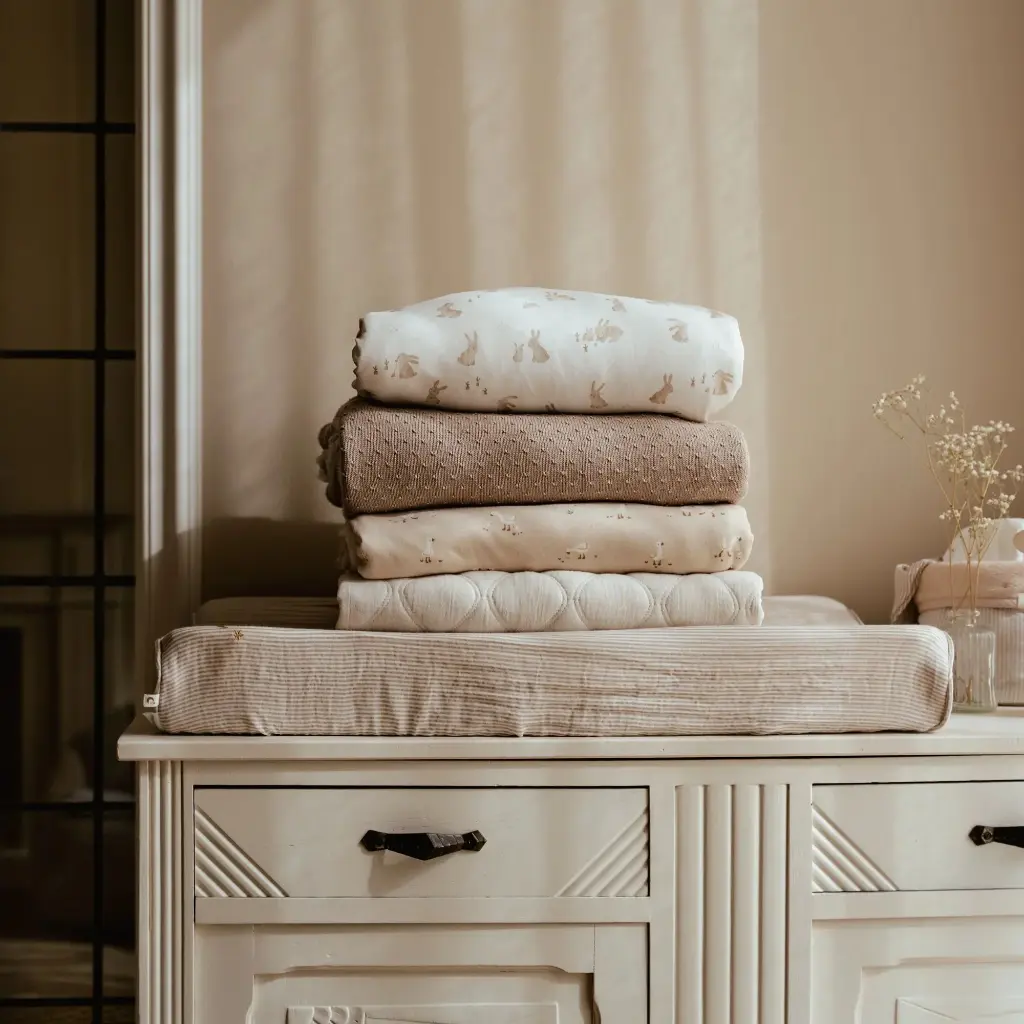 Little Dutch | Deken Ledikant Pure Soft Beige Gebreid 110x140cm