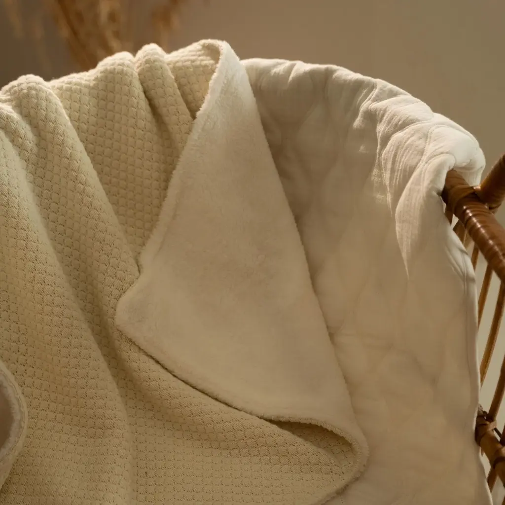 Little Dutch | Deken Ledikant Pure Soft White Quilted